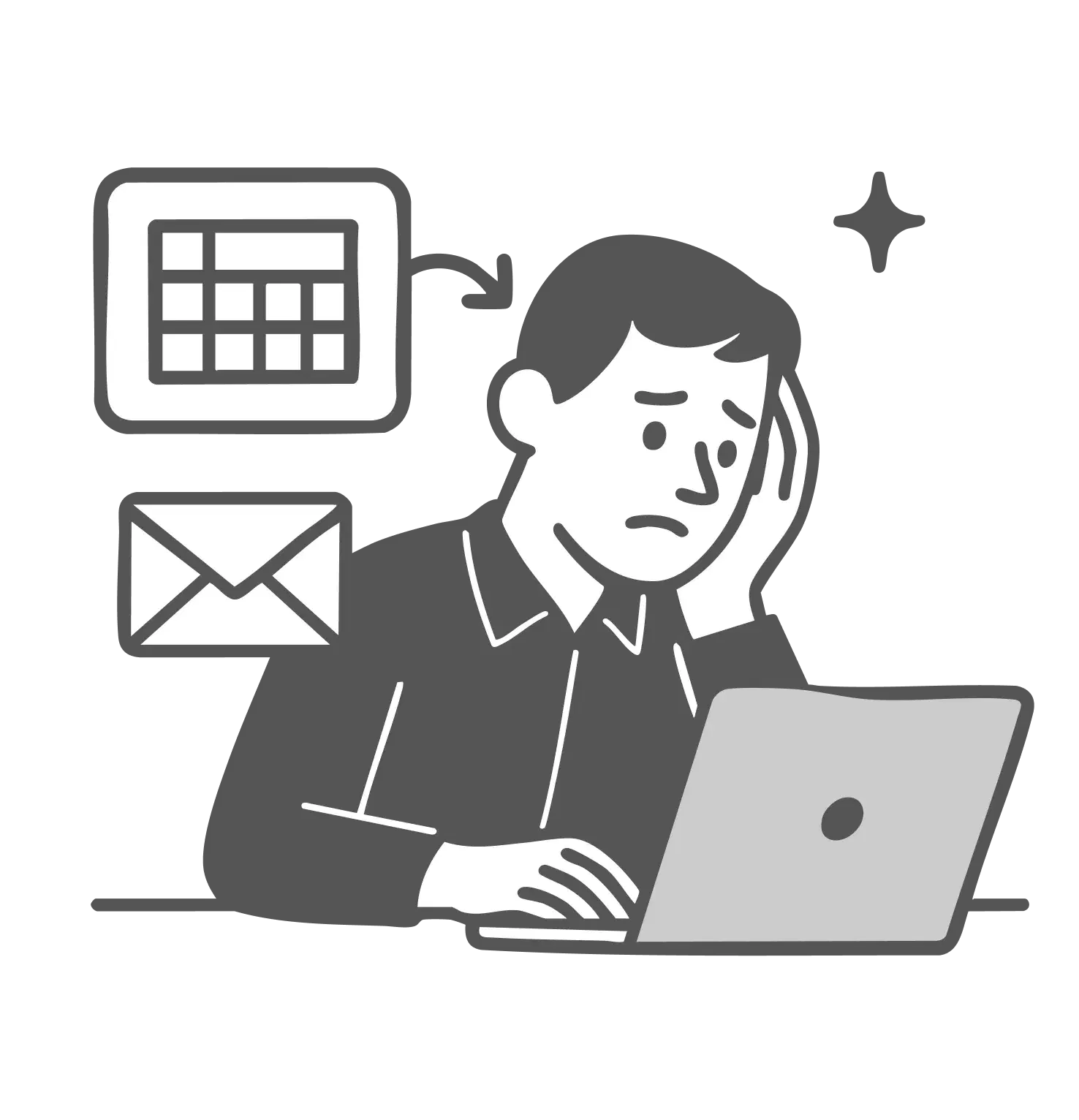 관리형 독서실 도입 전 문제점 - 엑셀로 만들고 수동 전송