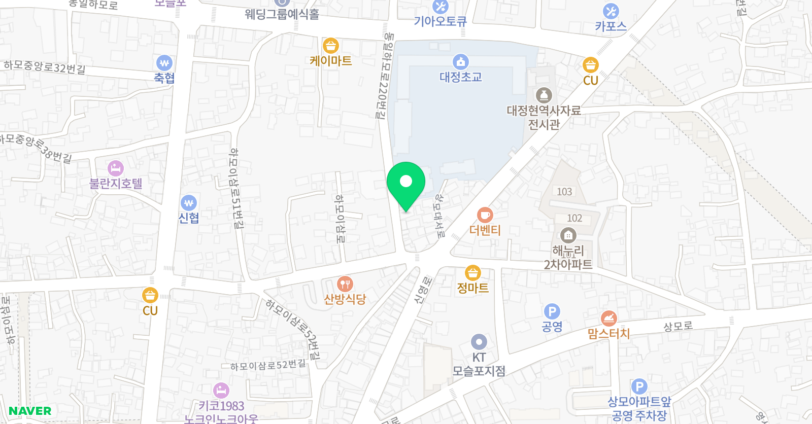 재동아카데미 학원 위치