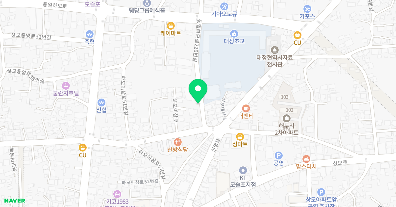 대정 영재학원 위치