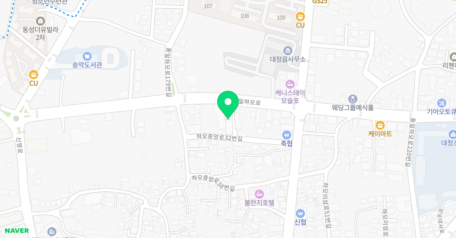 박영애음악학윈 위치