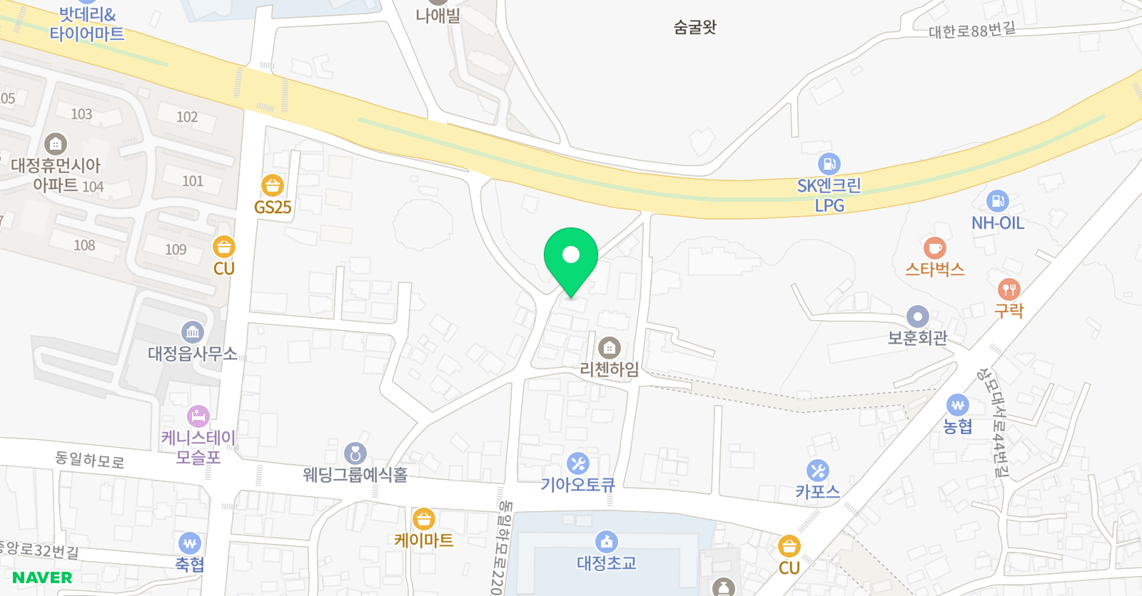 파이트앤피트니스 대정점 위치