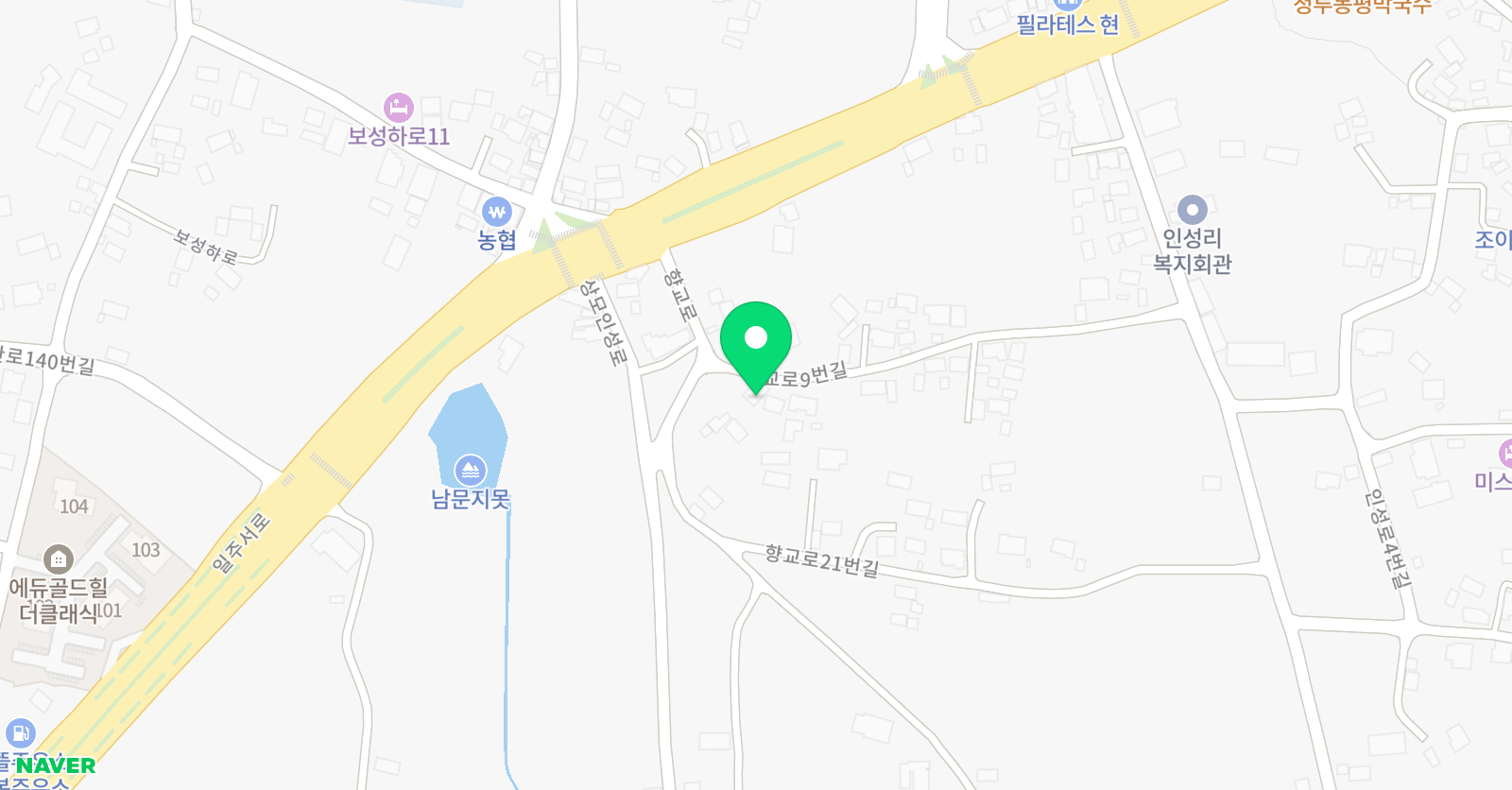 잉글리쉬플러스 영어학원 위치