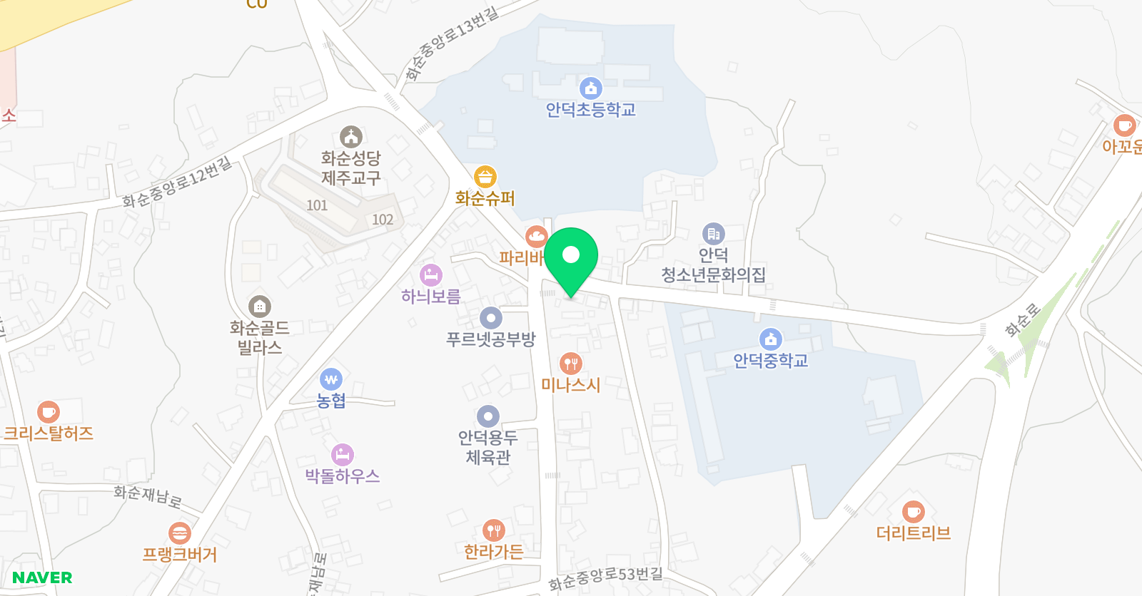3030 영어 안덕러닝센터 위치