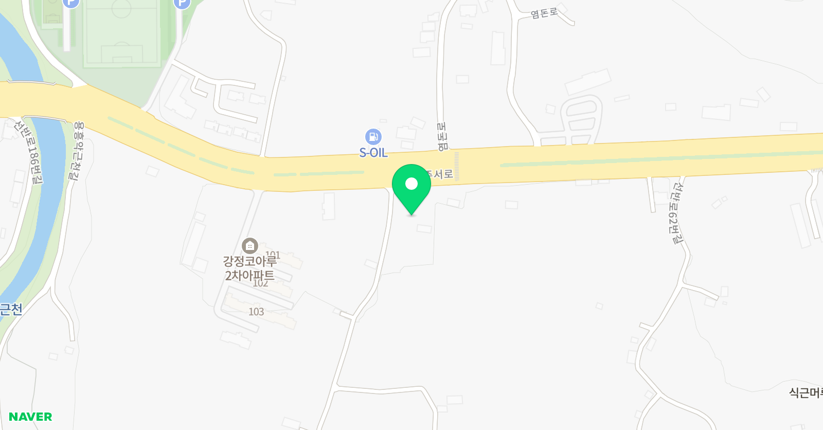 서귀포 바모스FC 학원 위치