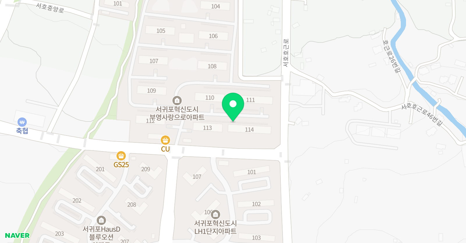 스피킹애플 위치