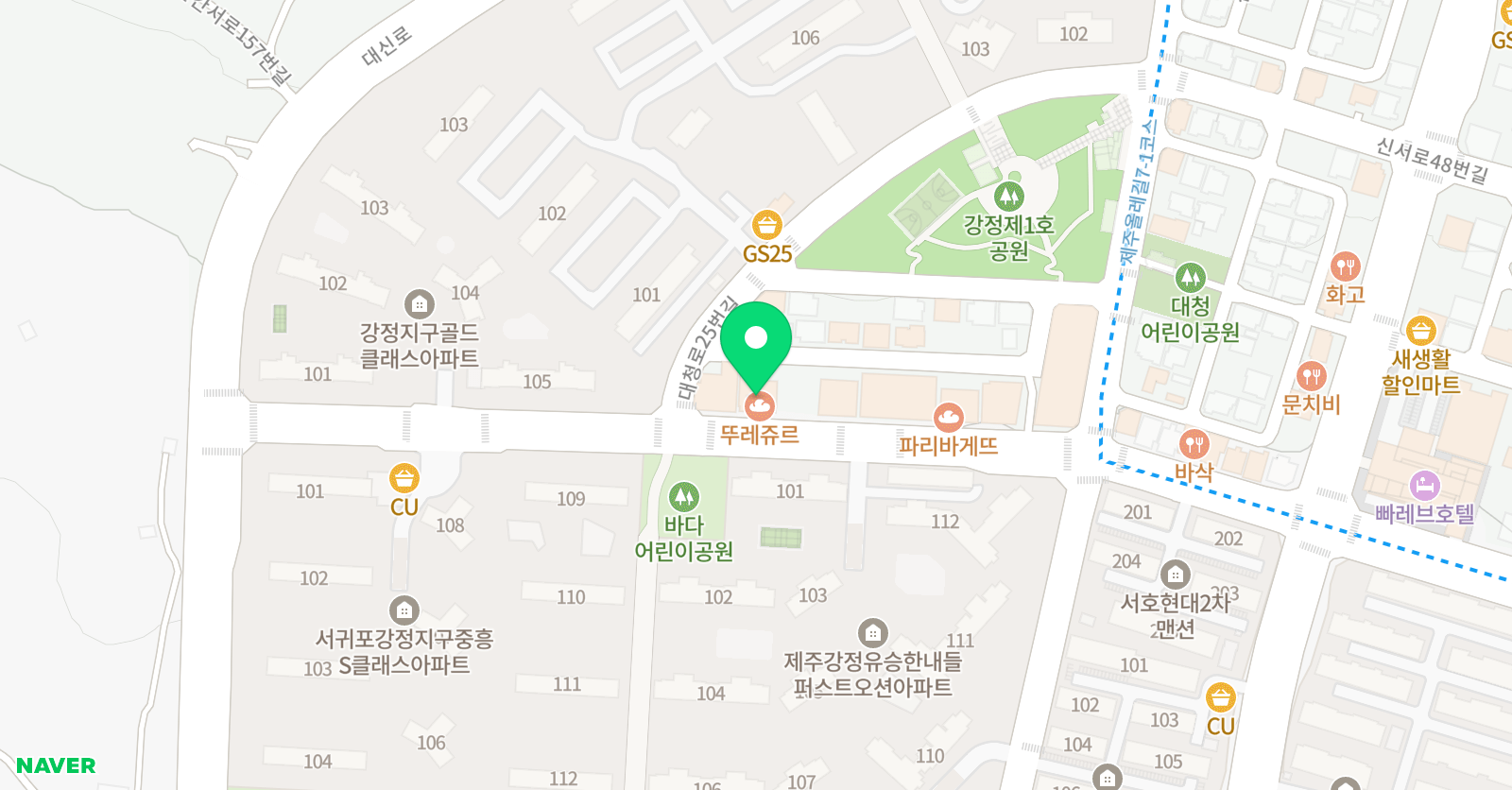 용인대석사 아이사랑 태권도장 위치