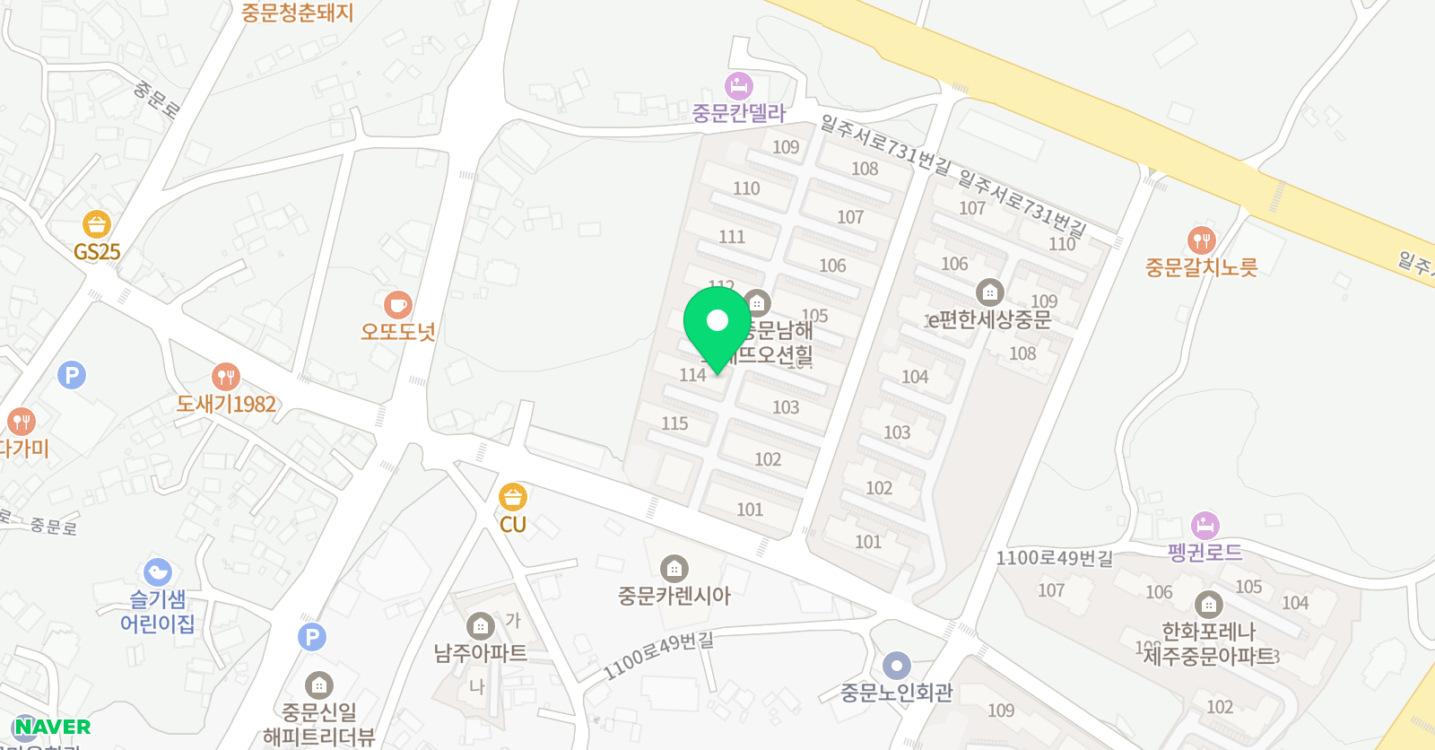 뮤엠 영어중문 오네뜨NEST 위치