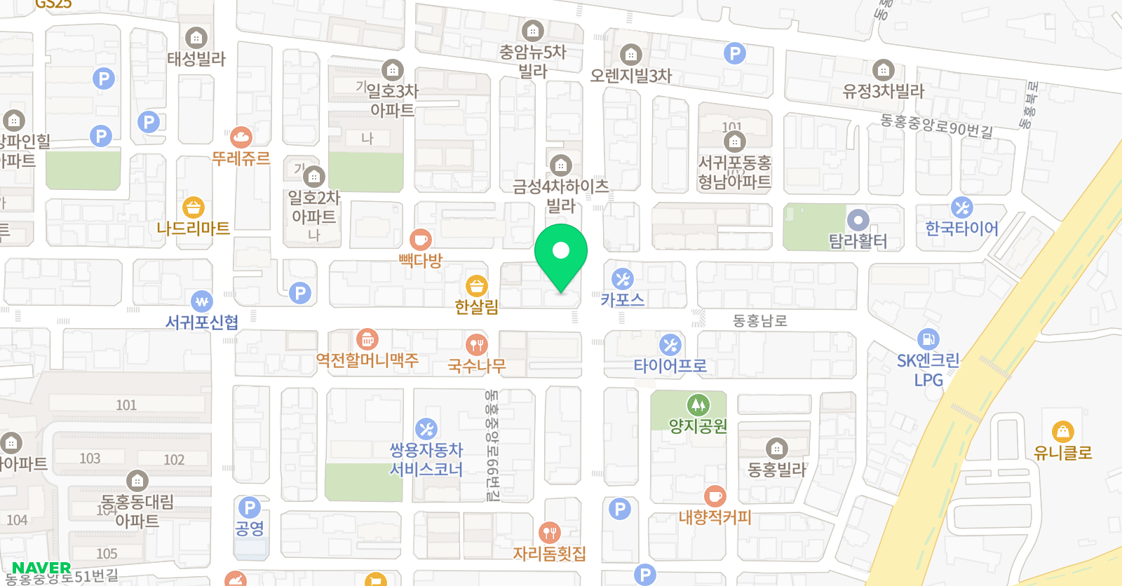 오정아 음악학원 위치