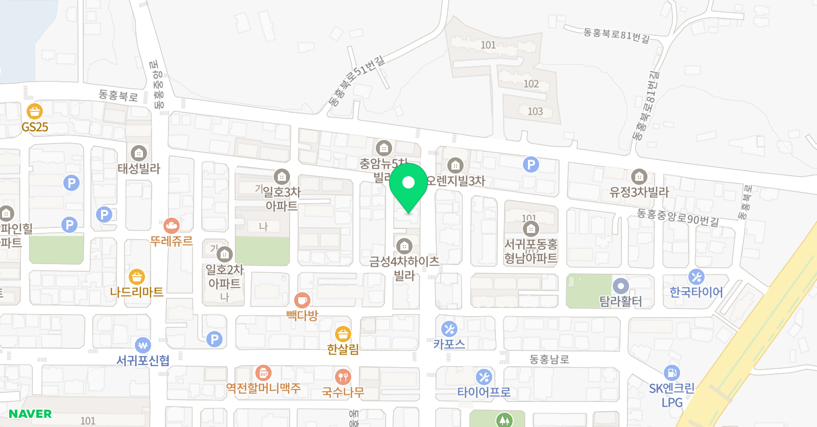 유일 수학학원 위치