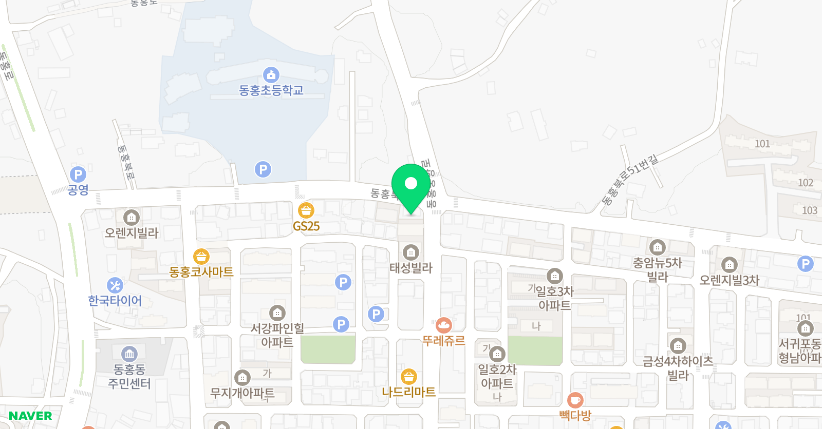 하이스터디 초중등전문학원 위치