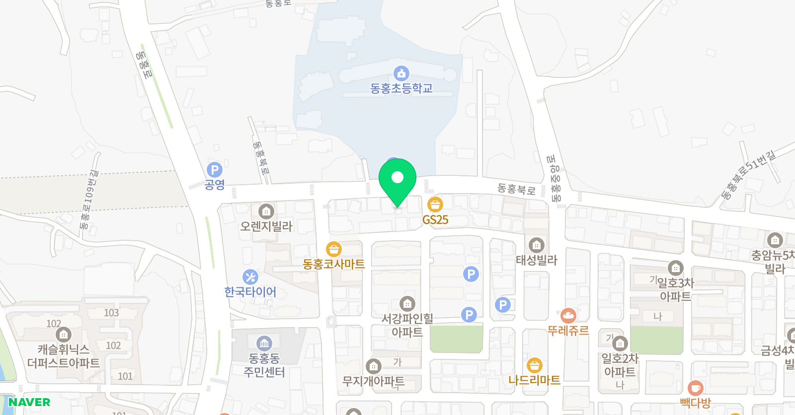 아이케어 어학원 동홍캠퍼스 위치