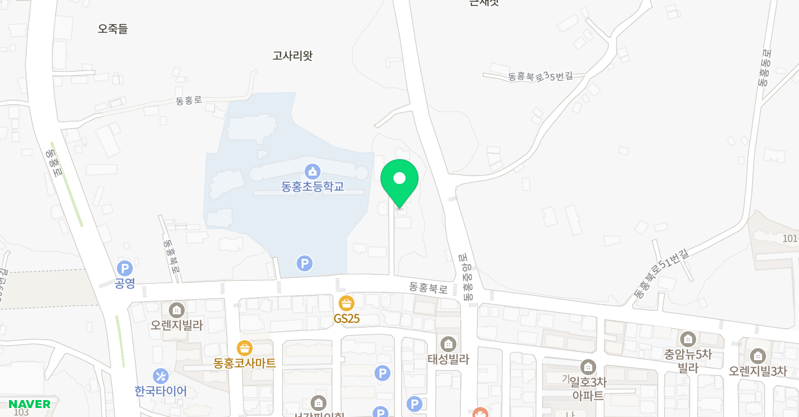 차일드후드 미술학원 위치