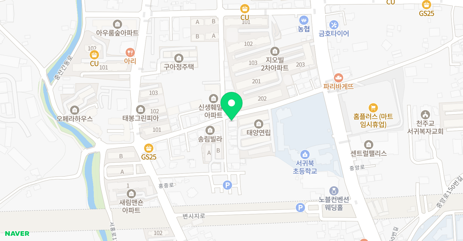 뮤엠 영어 제니스캠퍼스 위치