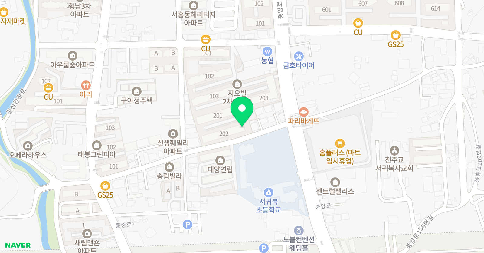 멘토르 에듀 학원 위치