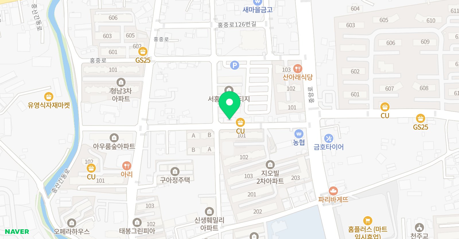 아이디자인 미술학원 위치