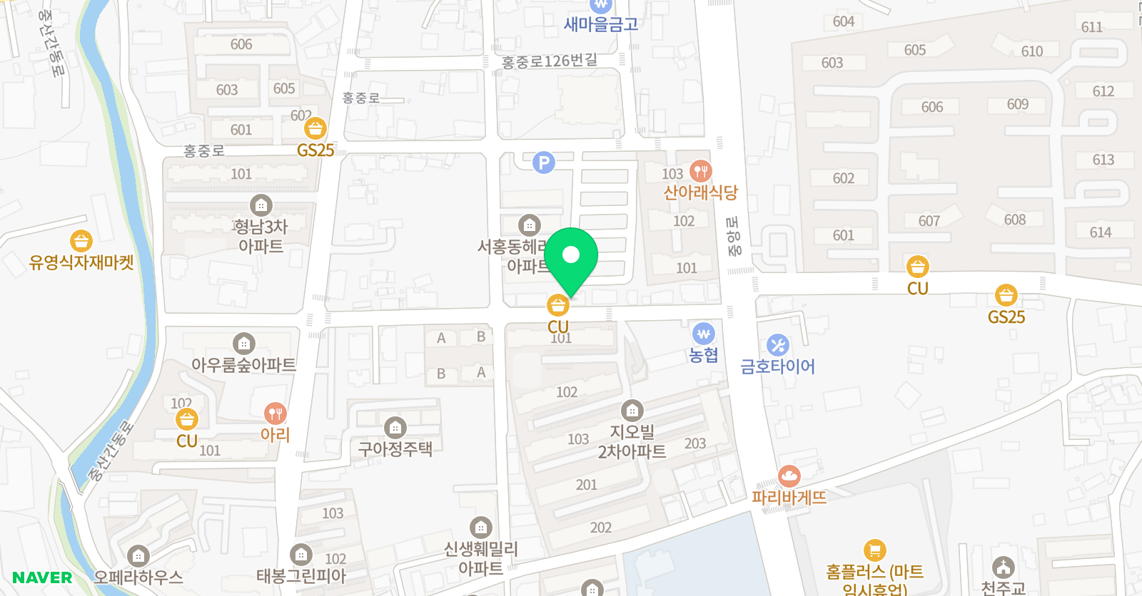 휴어 어학원 위치