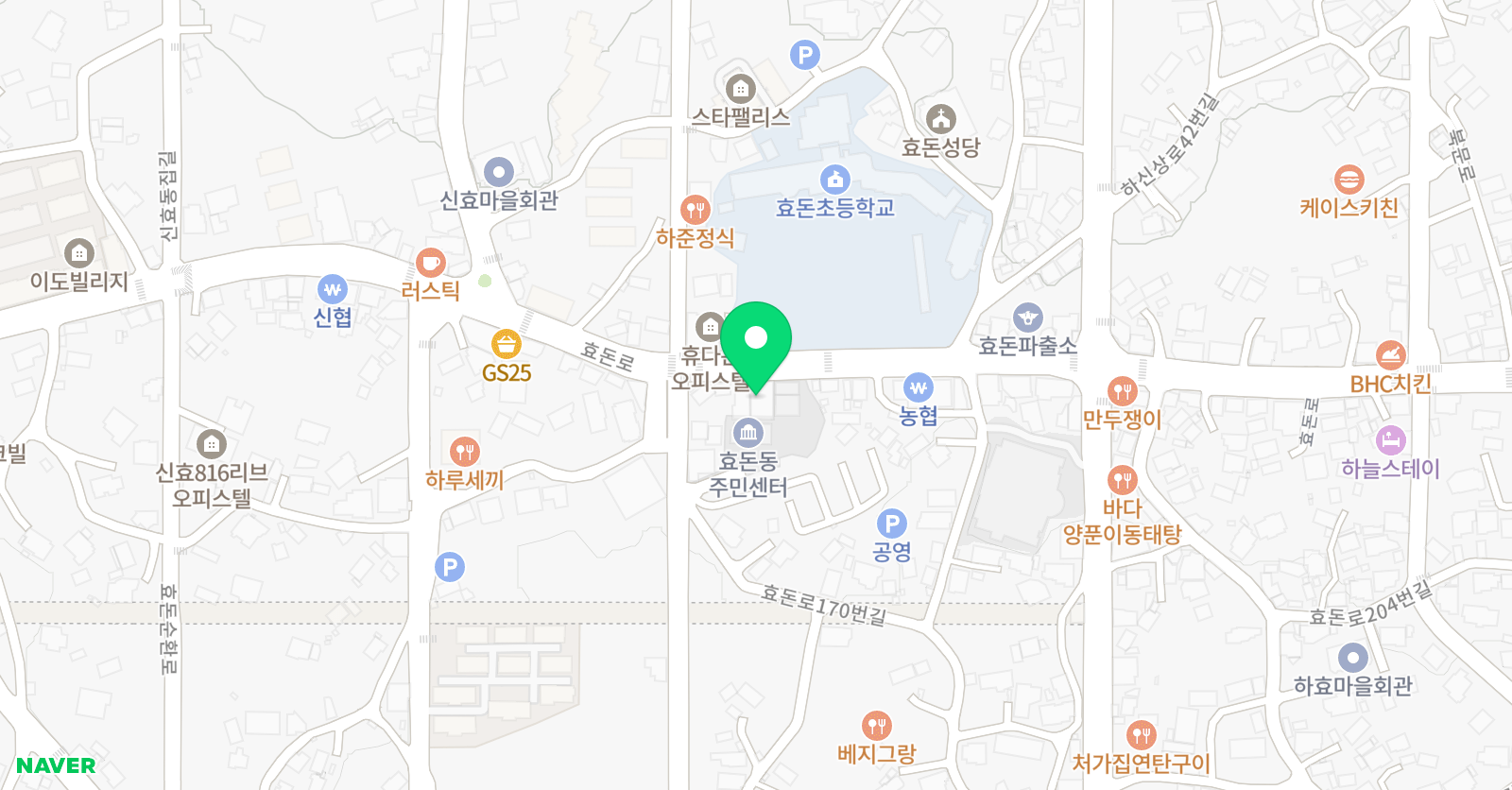 브라보 미술 위치