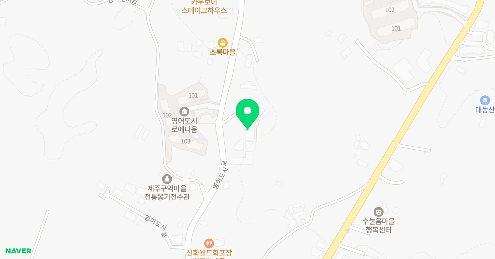 헤세드 몬테소리학원 위치