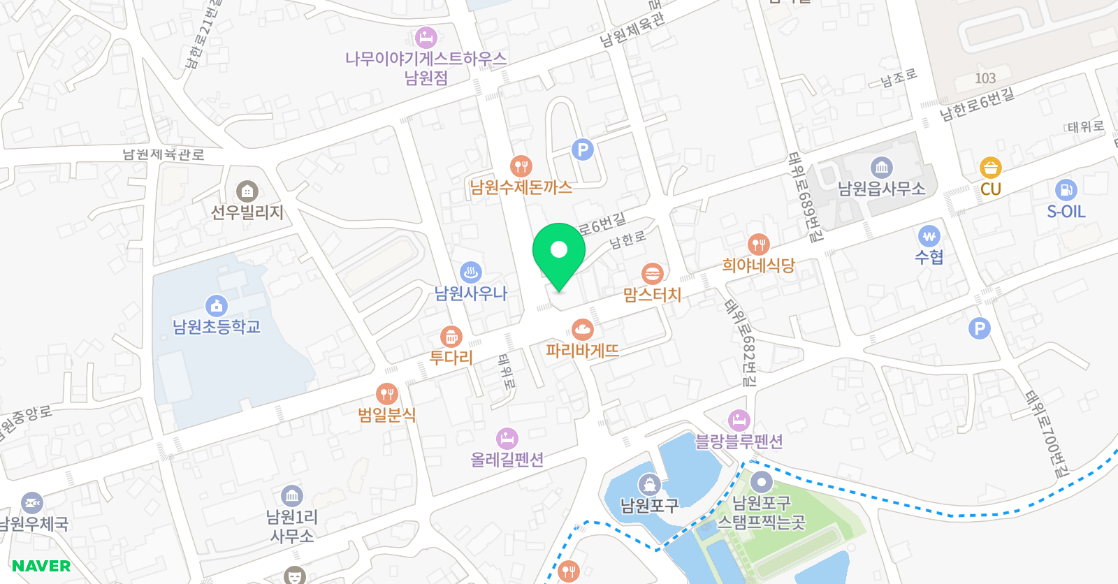예스잉글리쉬 영어학원 위치