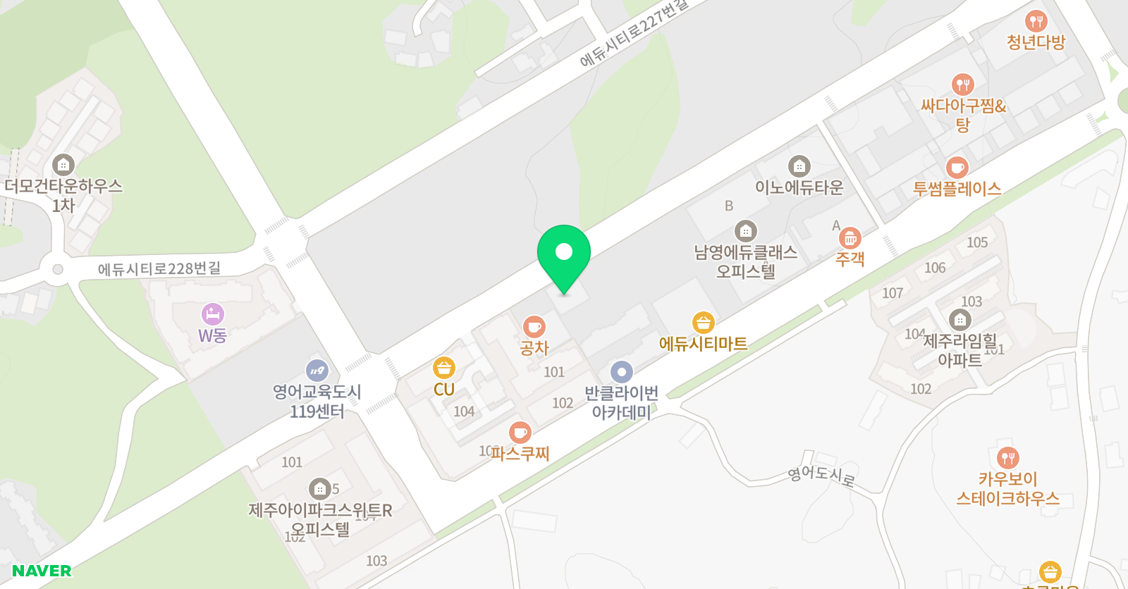 스토리에듀케이션 주니어학원 위치