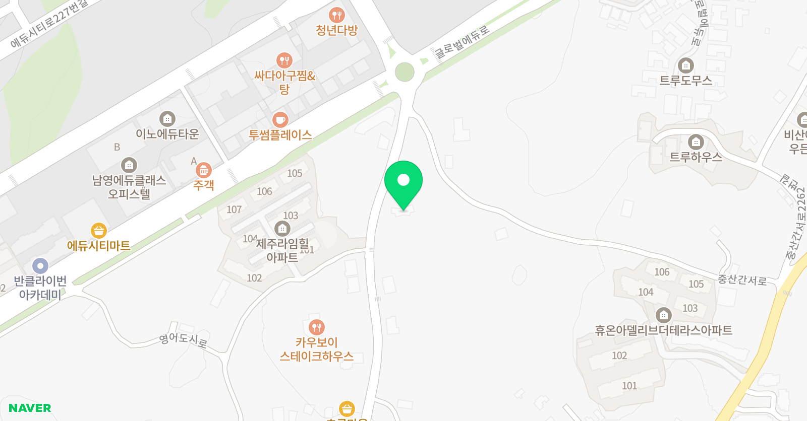JDL 학원 위치