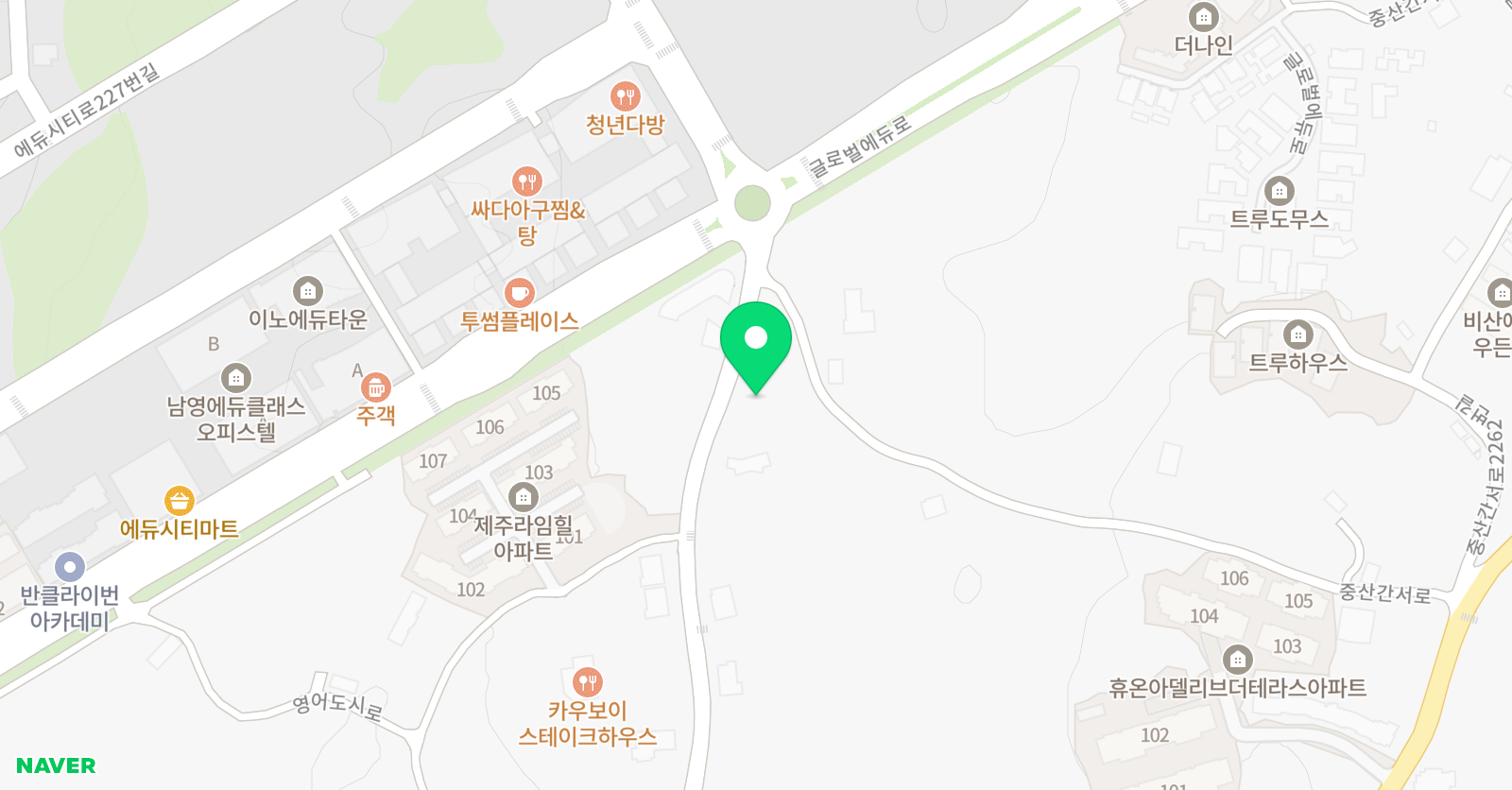 제이엠 어학원 위치