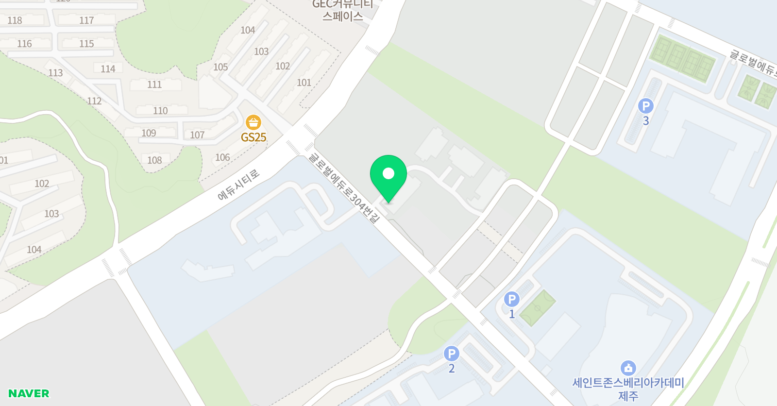 한스아카데미 학원 위치