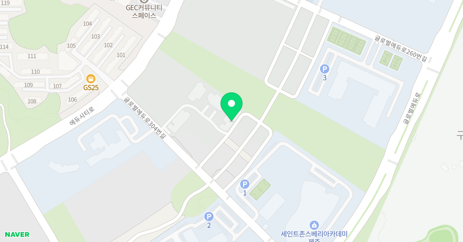 아이비 펜에듀학원 위치