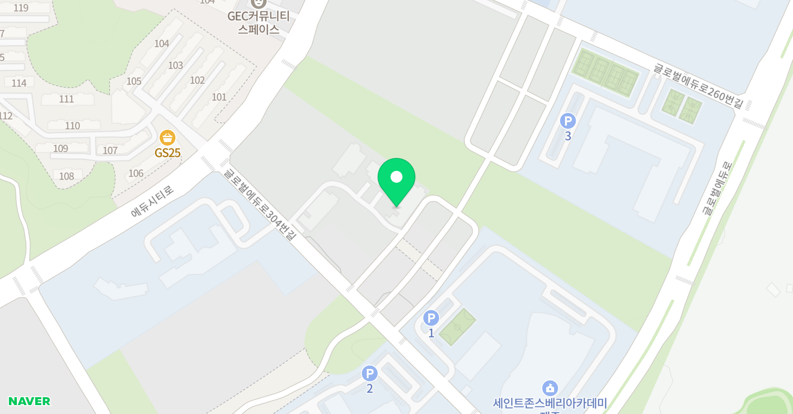 룩스 잉글리쉬 교습소 위치