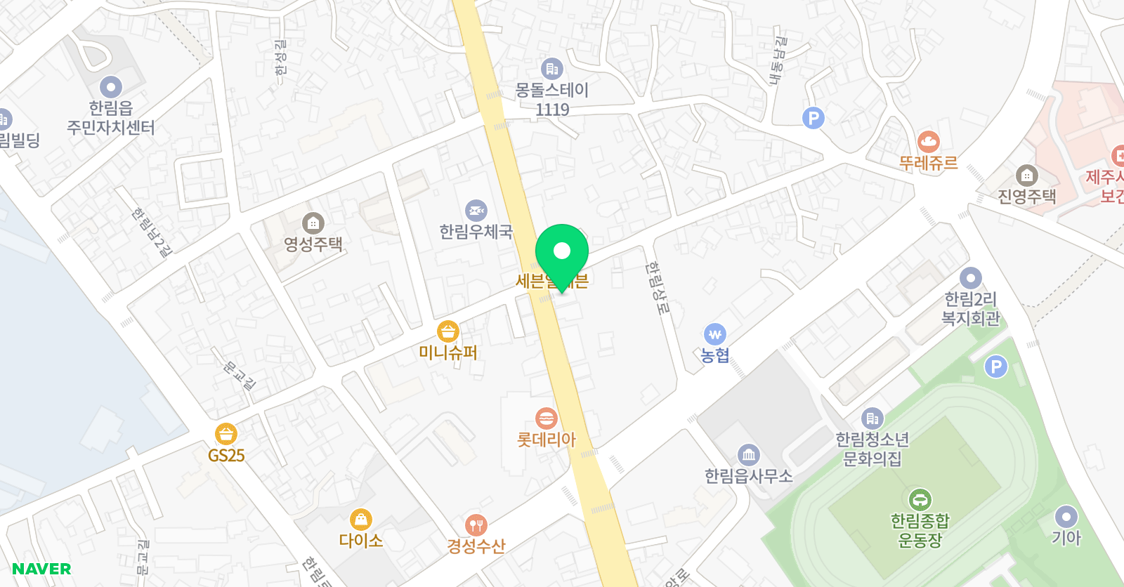 홍무 태권도 위치