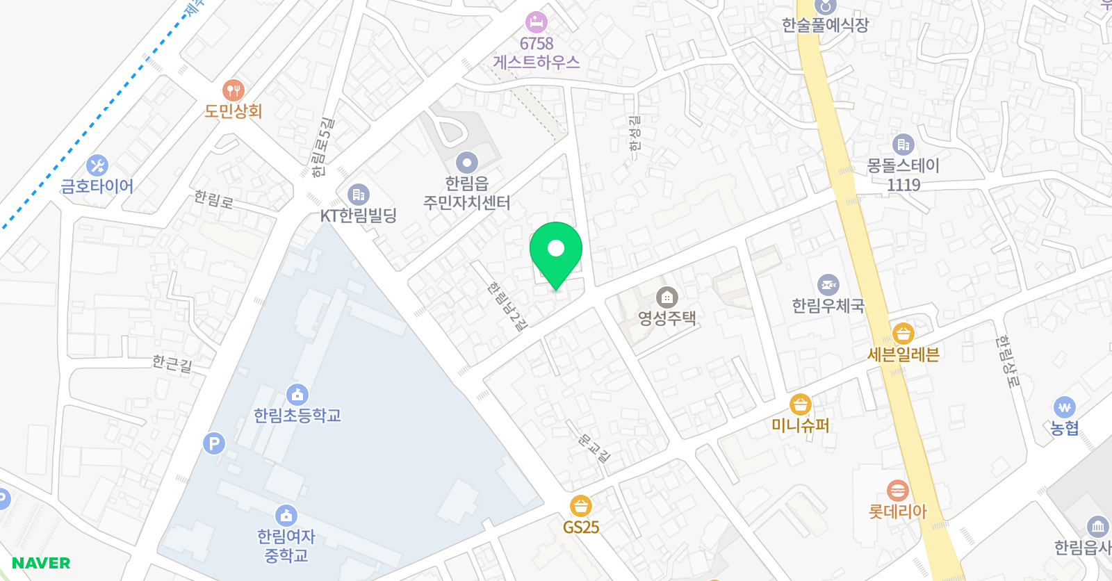 그린비 미술학원 위치