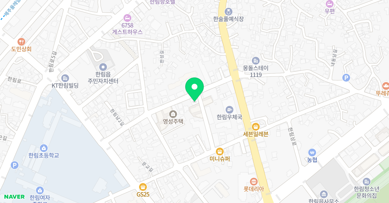 YBM한림 어학원 위치