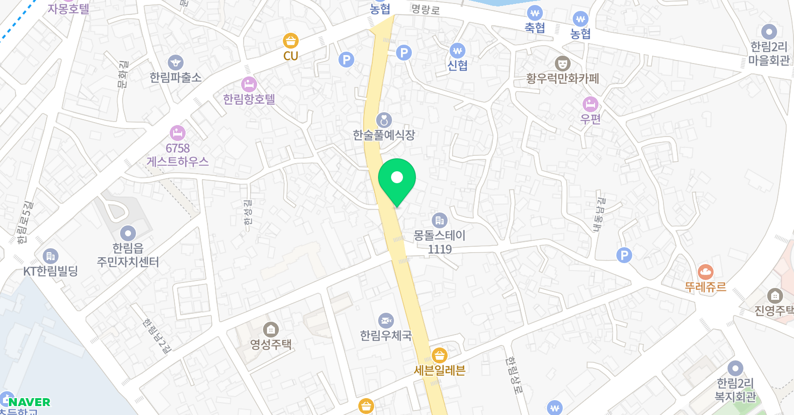 봉티처 입시전문학원 위치