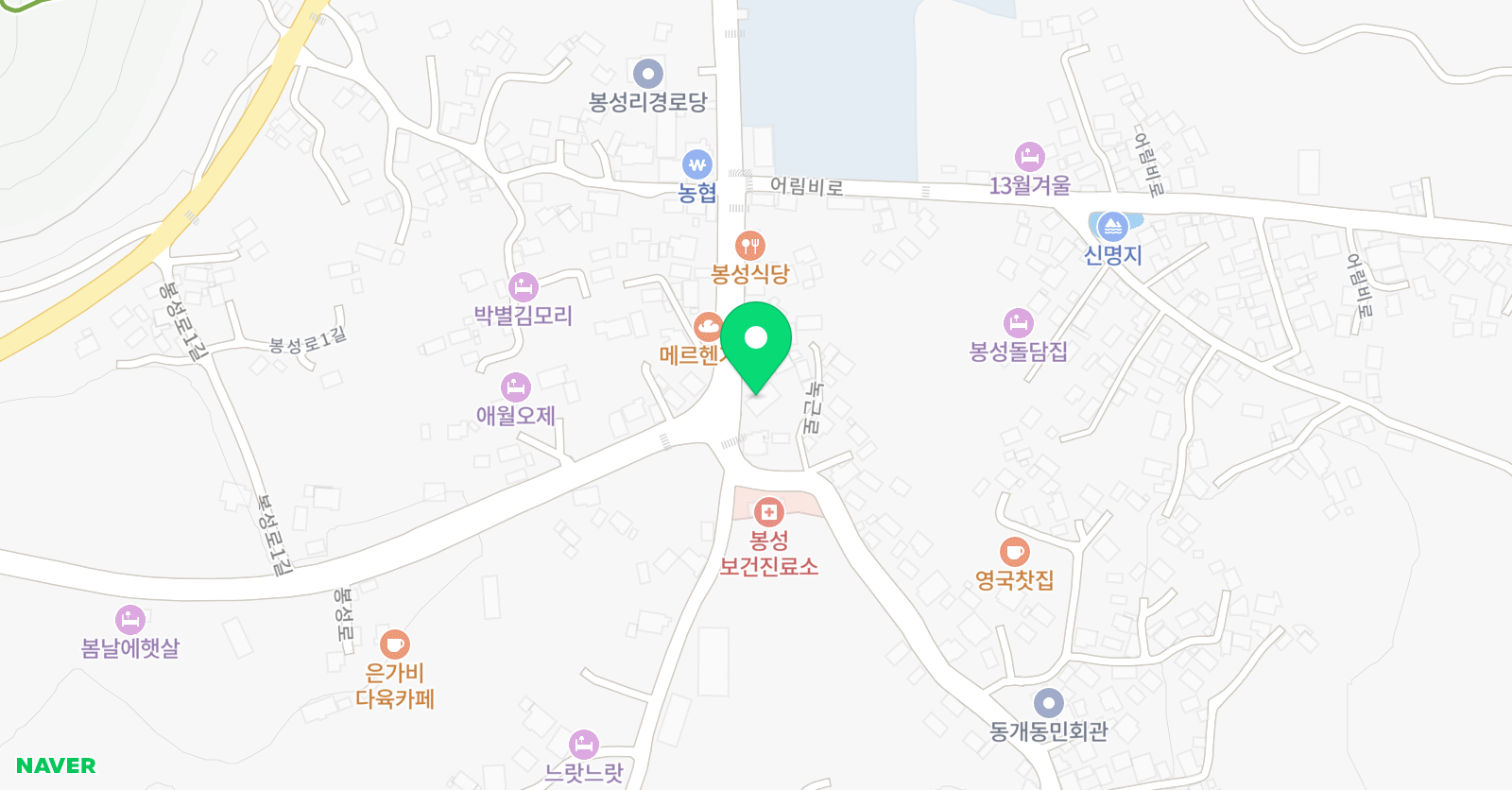 봉성엘림 음악학원 위치