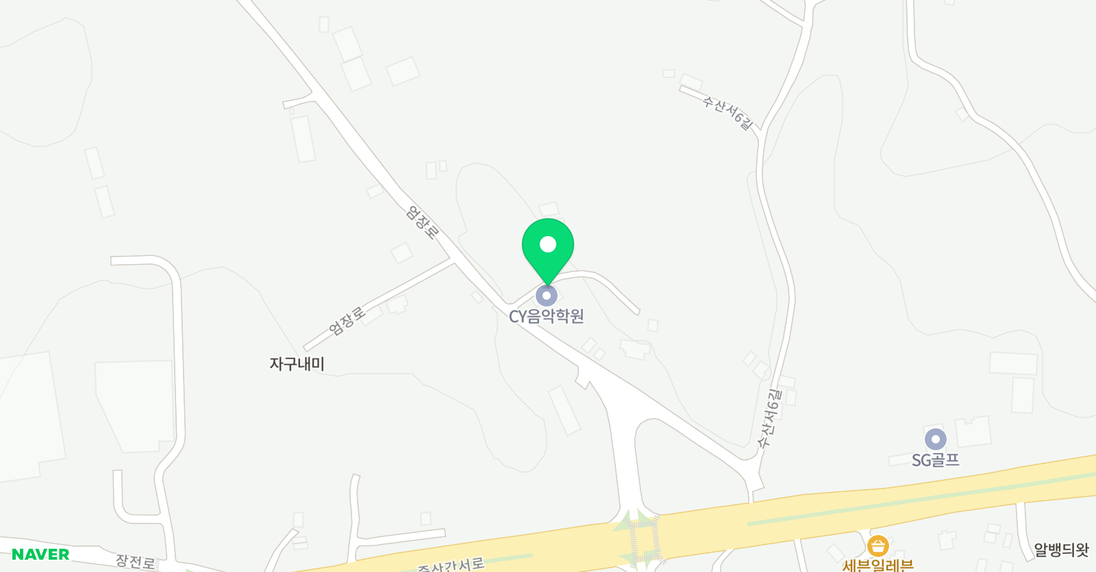 CY 음악학원 위치