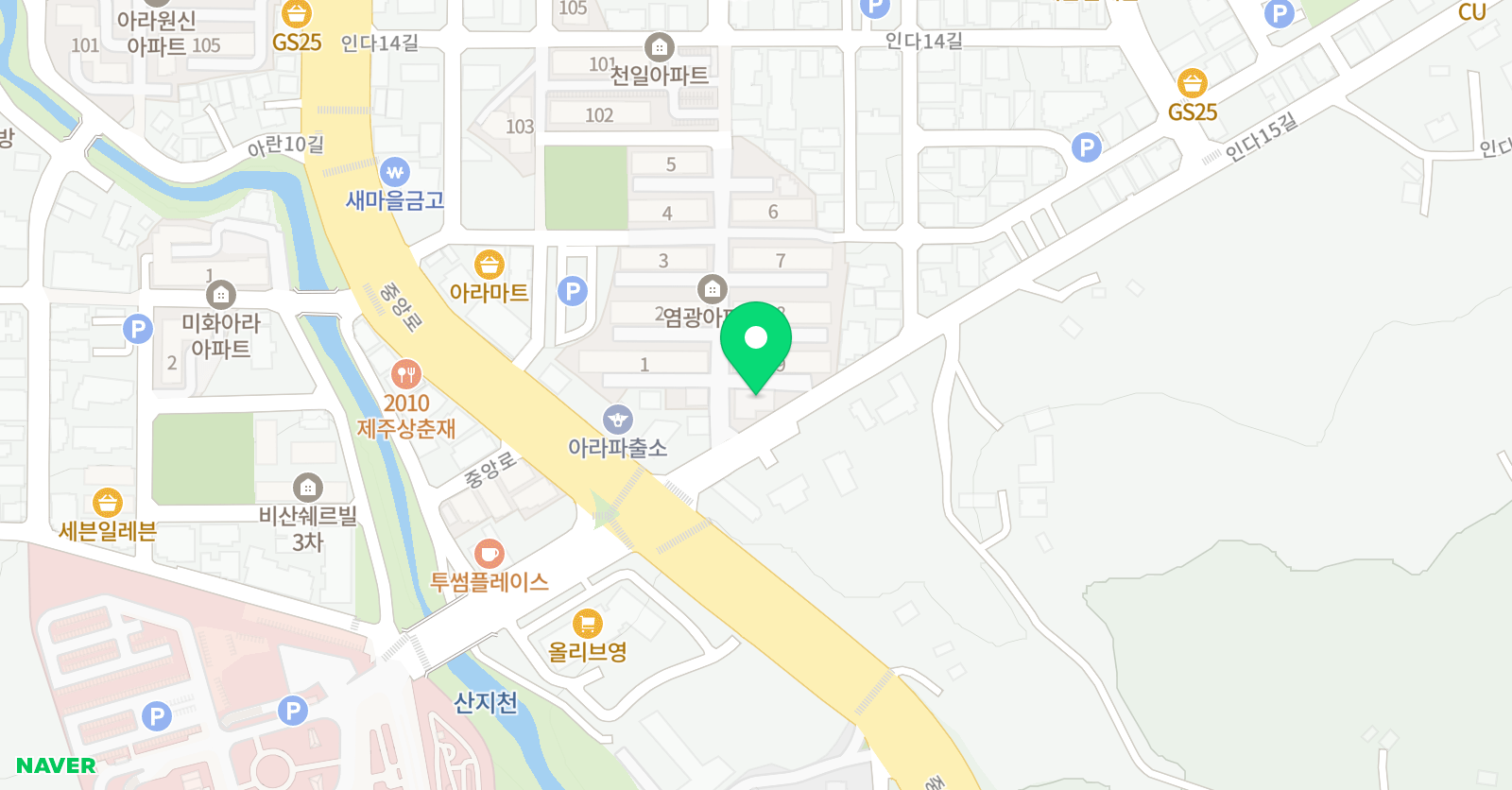 아라숙명 음악학원 위치