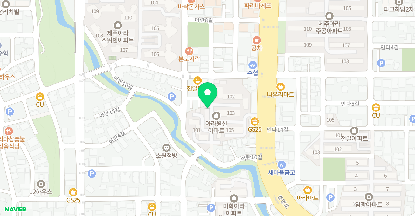 인지 댄스아카데미 위치