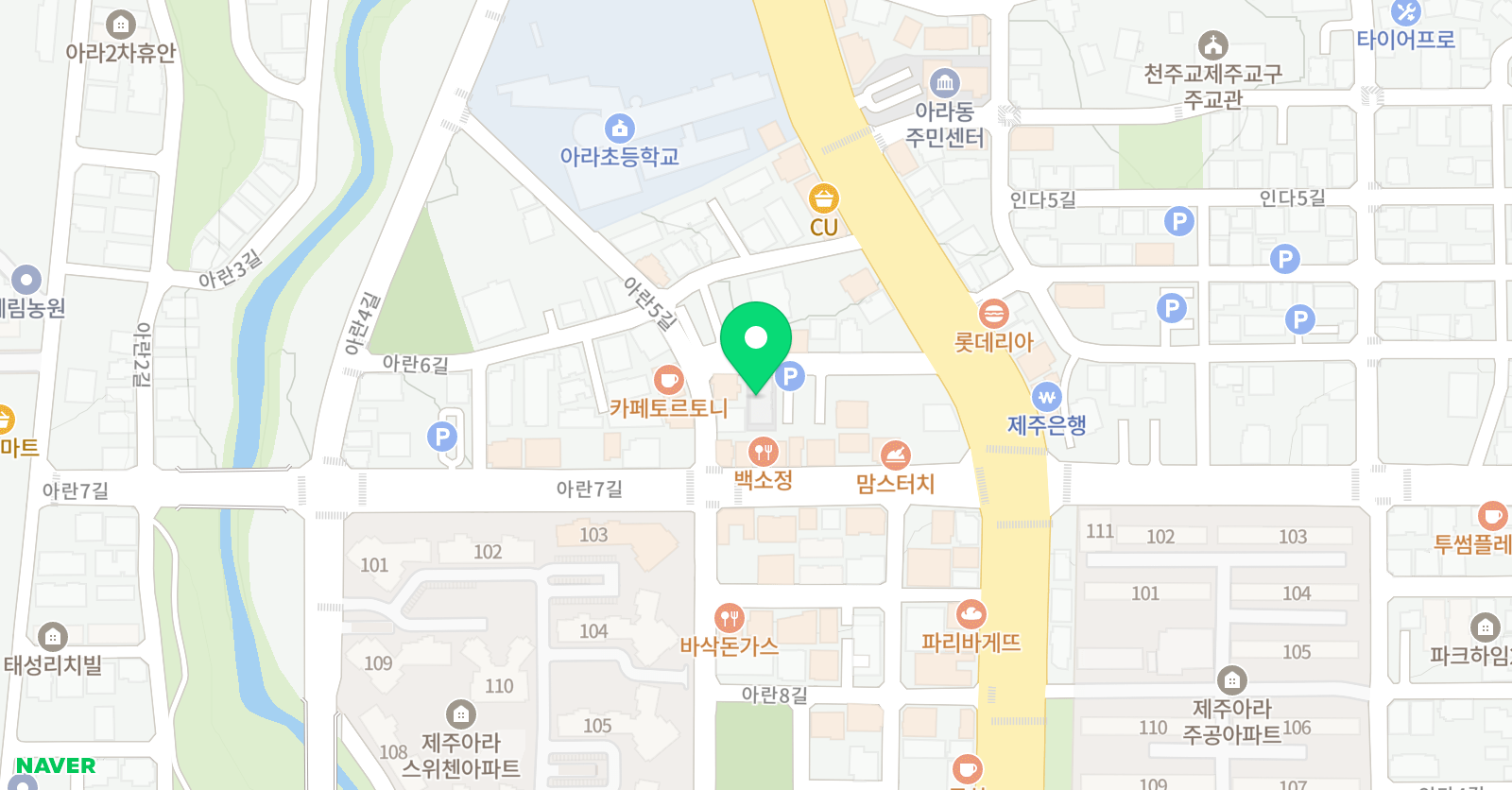 어꽃피 음악학원 위치