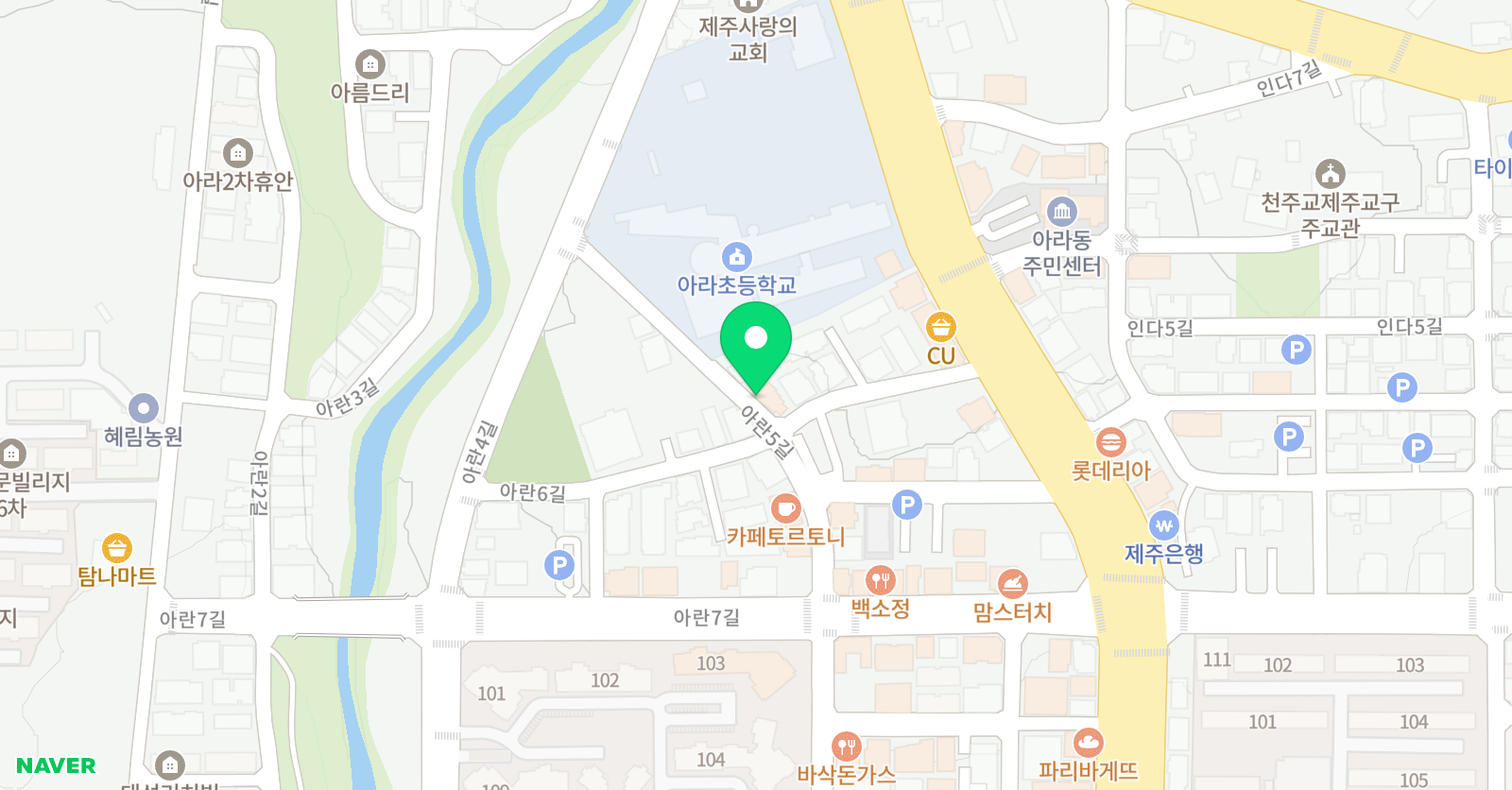 흙빚는화가 미술학원 위치