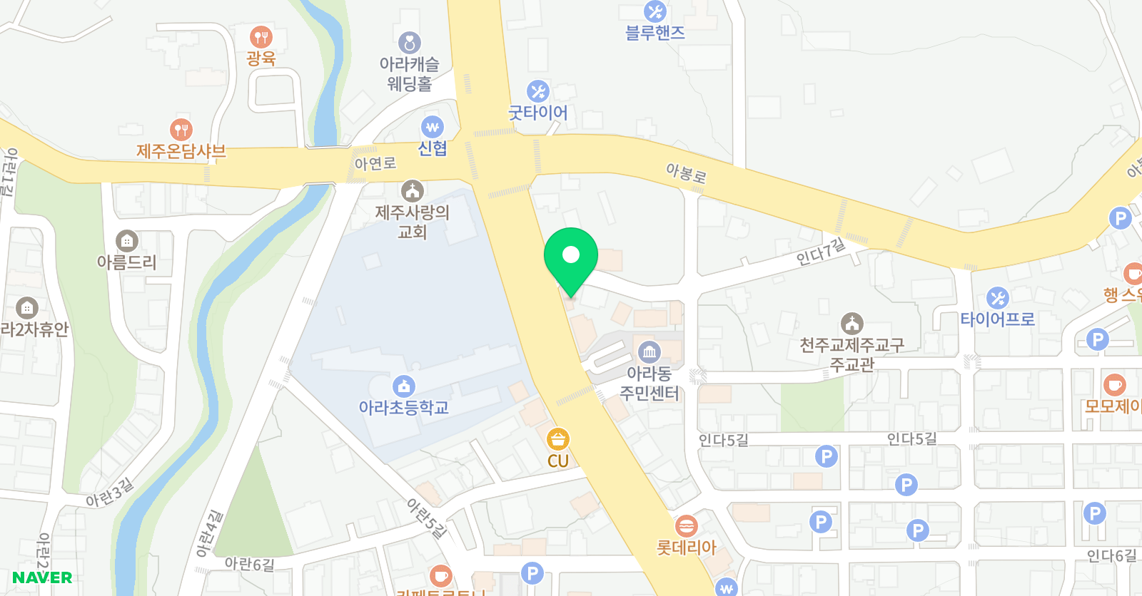 화랑 학원 위치