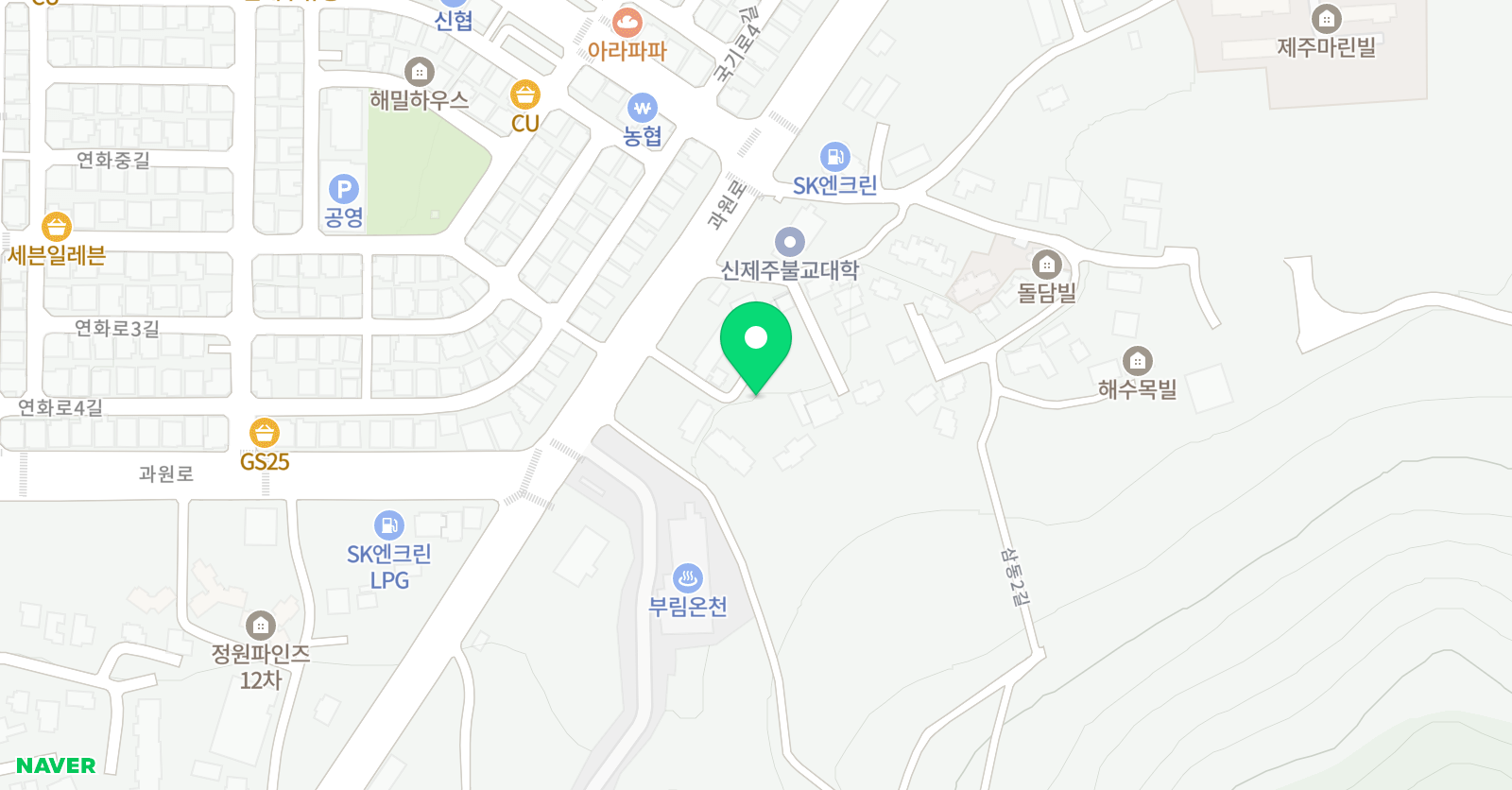 마이테르 수영장 연동점 위치