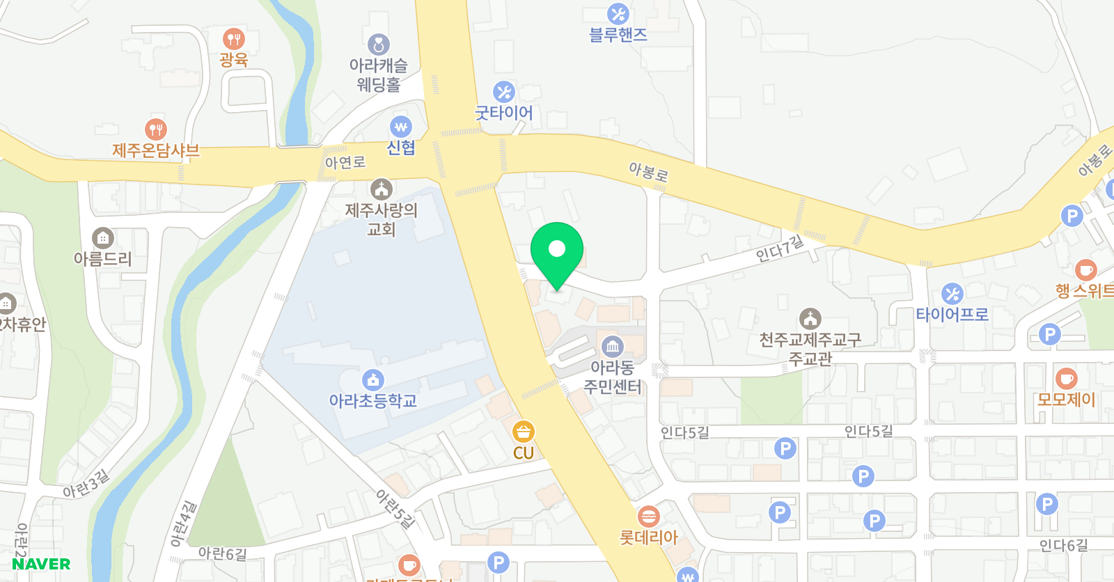 소마사고력수학 제주아라 학원 위치