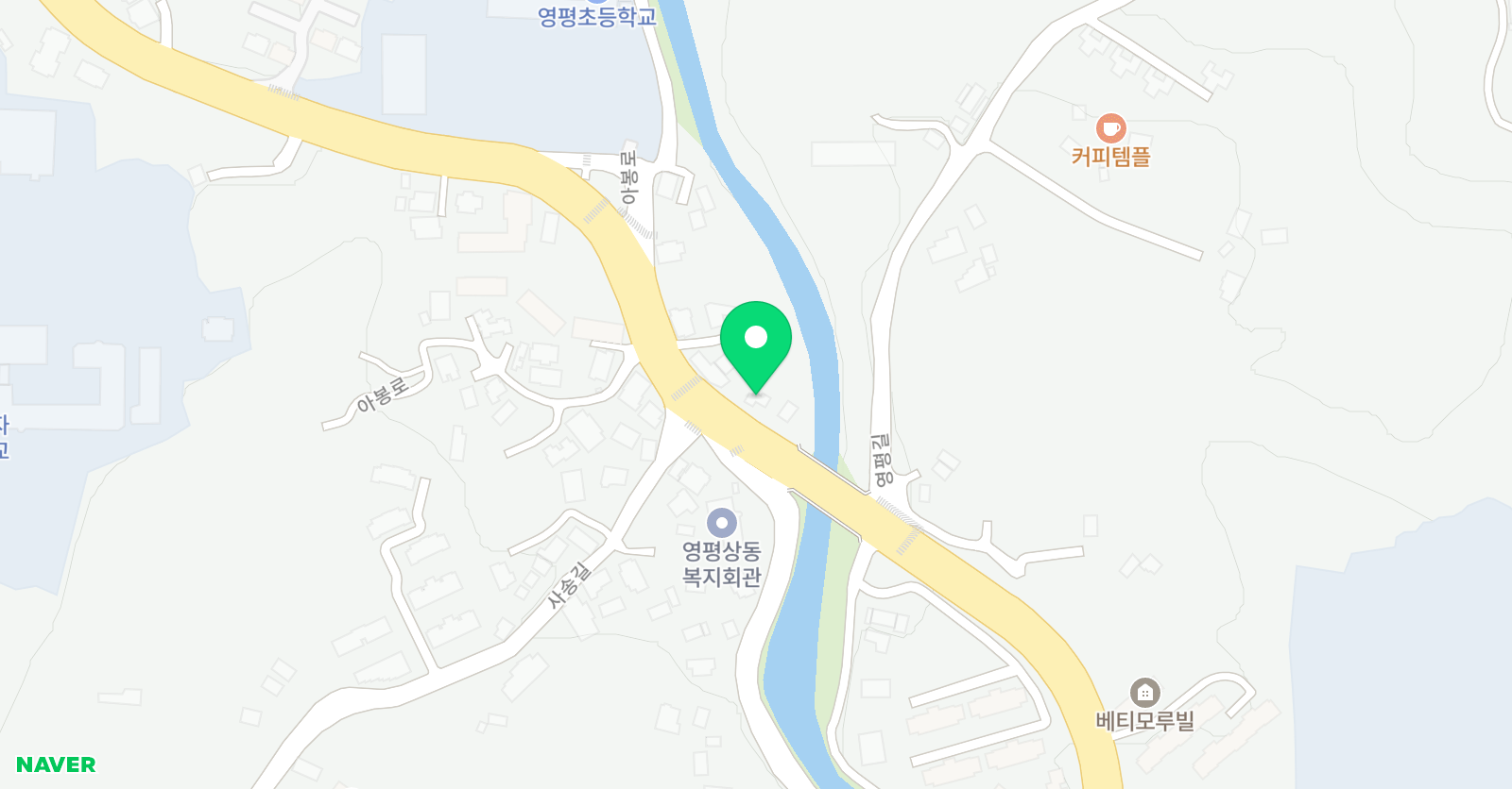 여기는에땅 창작소미술학원 위치