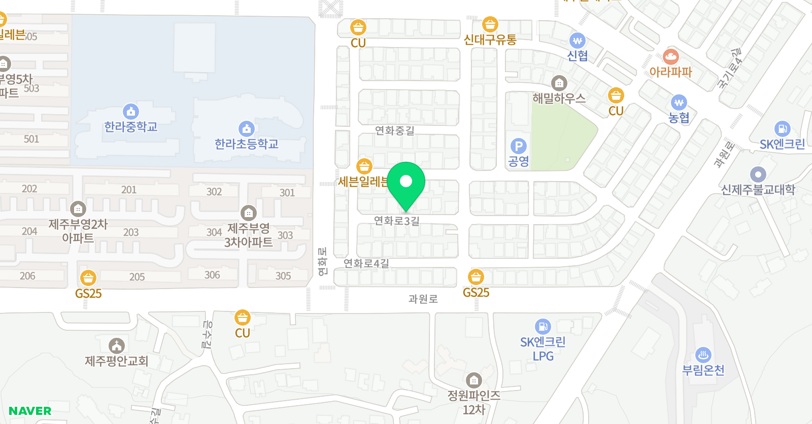 한라 음악학원 위치