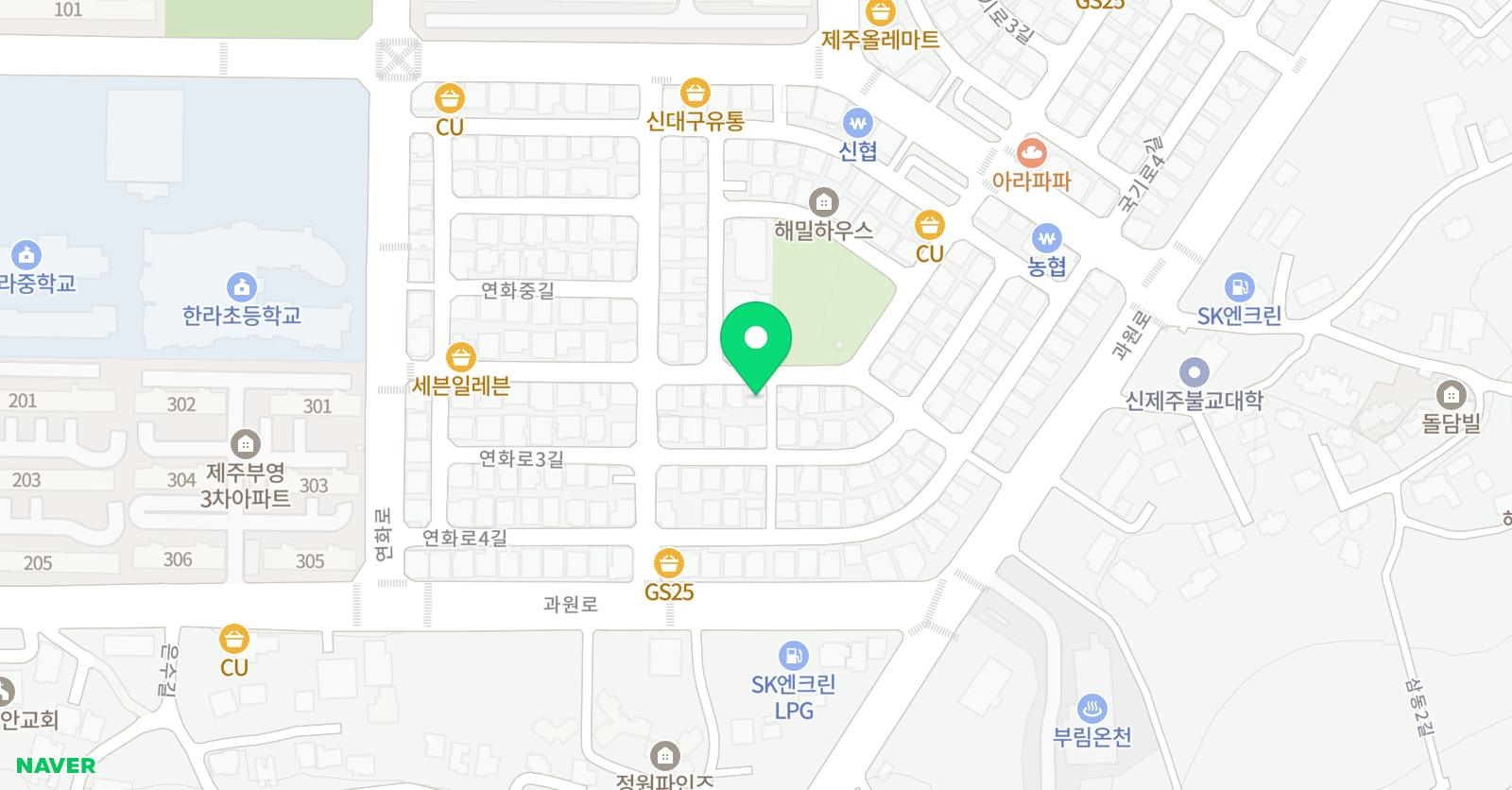 제니스 영어 위치