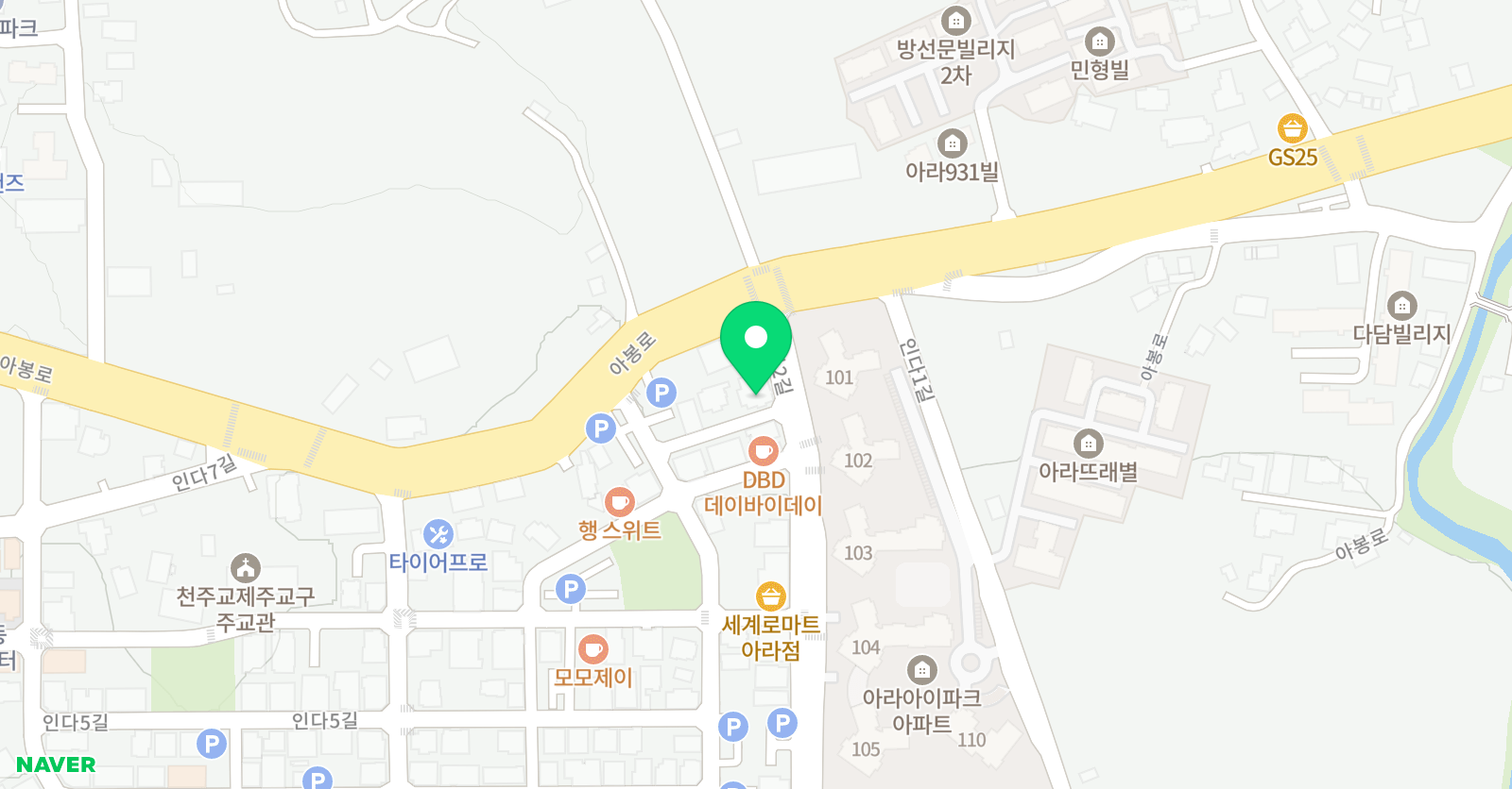 아트북크 미술학원 위치