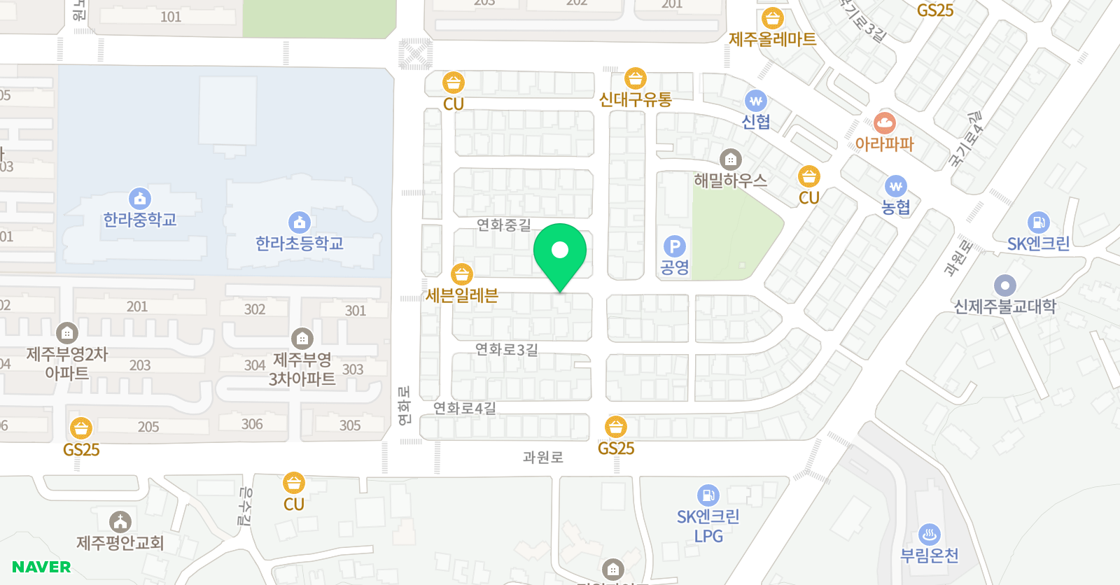 뮤즈하우스 음악학원 위치