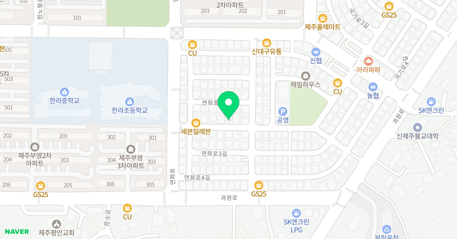 한뜻수학교습소 위치