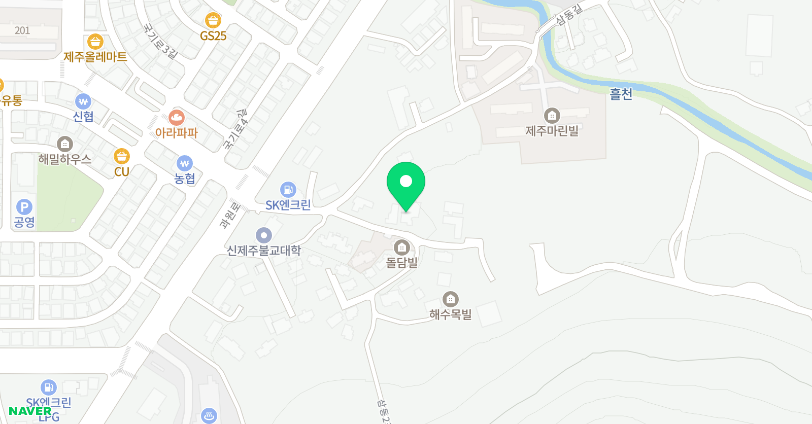 숙명발레아카데미 제주점 위치