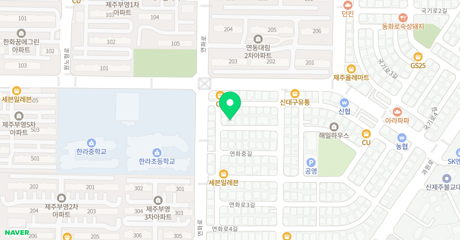 가온 학원 위치